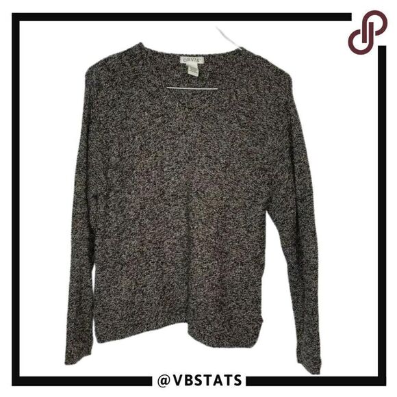 Orvis women's Medium v-neck sweater - Picture 1 of 6